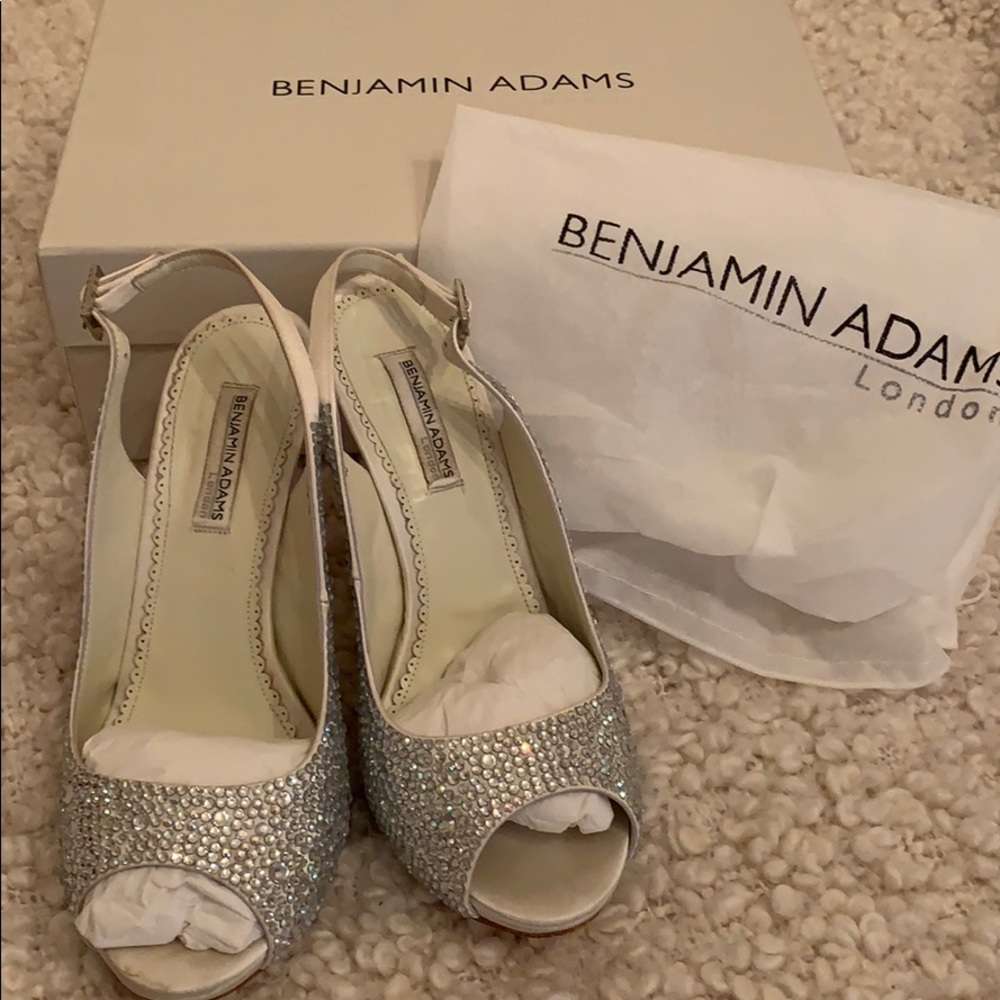 Benjamin Adams Rhinestone Slingbacks